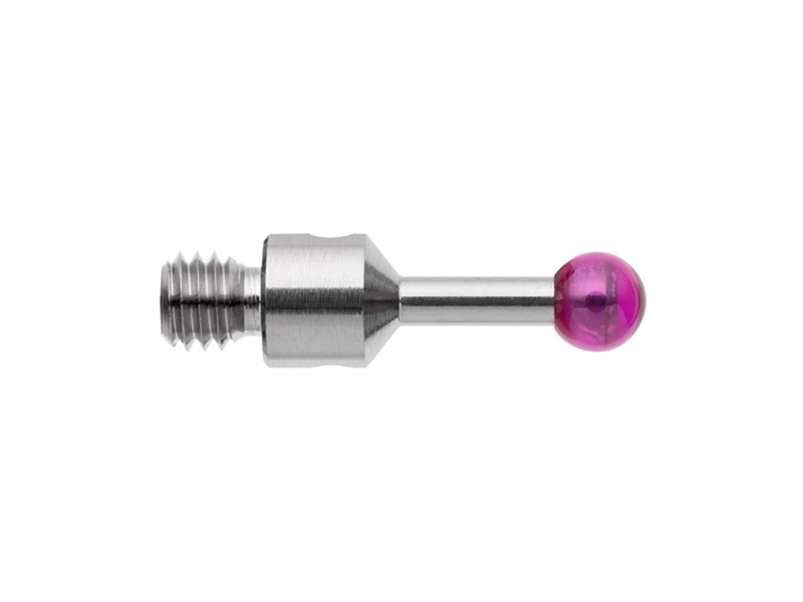 M3 Ø3 mm ruby ball, stainless steel stem, L 10 mm, EWL 6.5 mm A-5004-0422