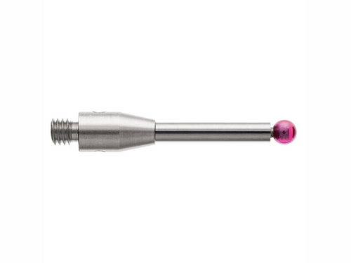 M3 Ø2.5 mm ruby ball, tungsten carbide stem, L 20.2 mm, EWL 12.7 mm A-5003-0054