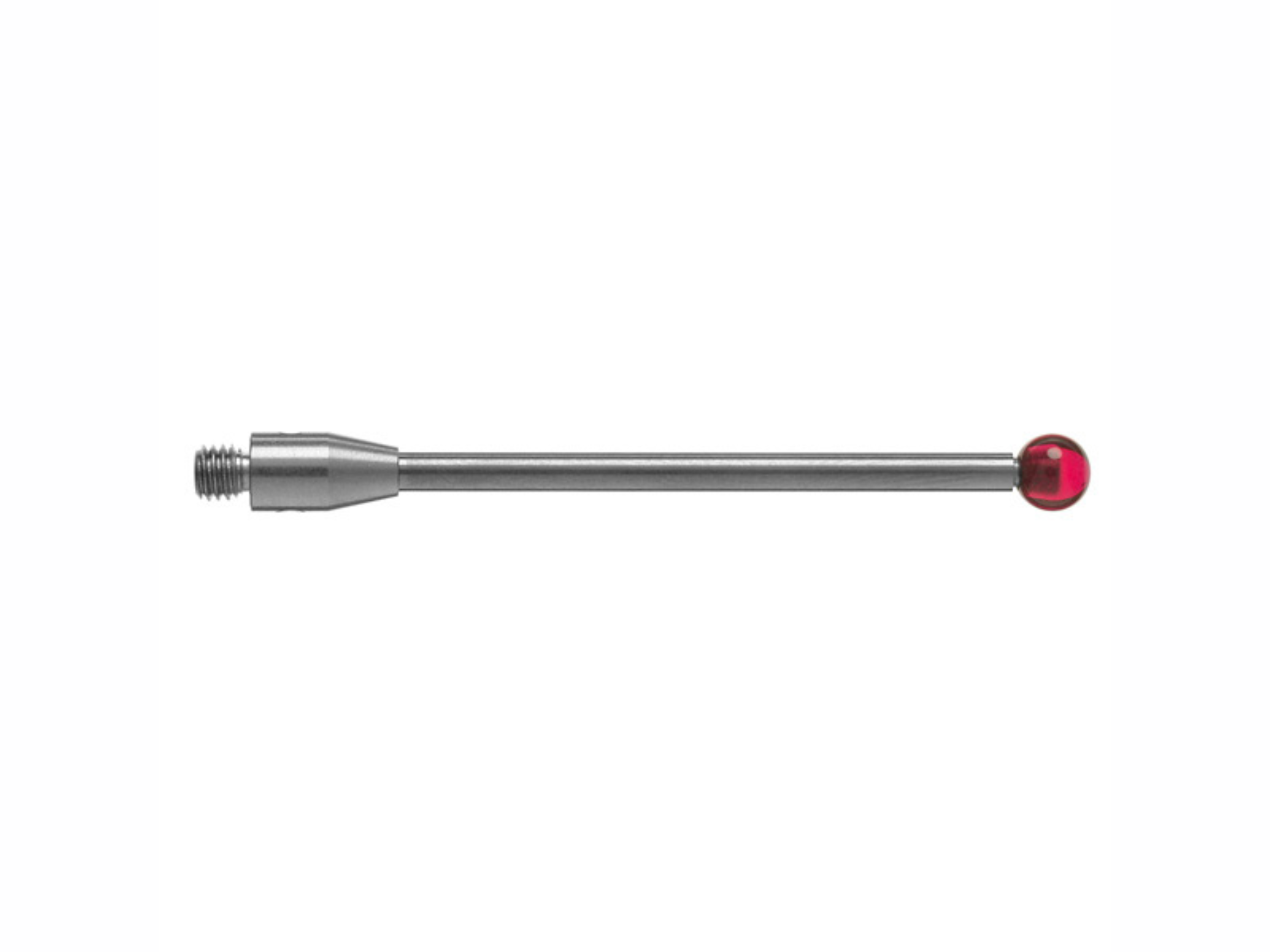 M3 Ø4 mm ruby ball, tungsten carbide stem, L 40 mm, EWL 36 mm A-5003-0060