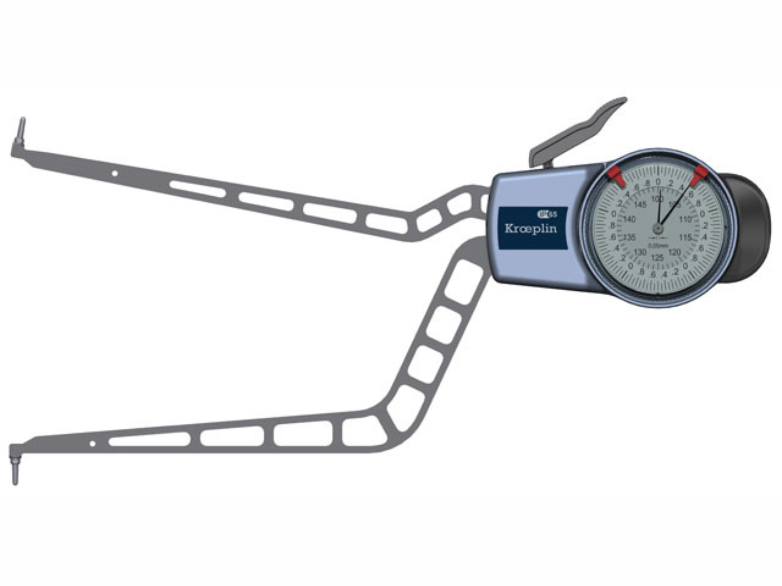 Kroeplin Metric Internal Caliper Gauge 100-150mm, 0.05mm H4100