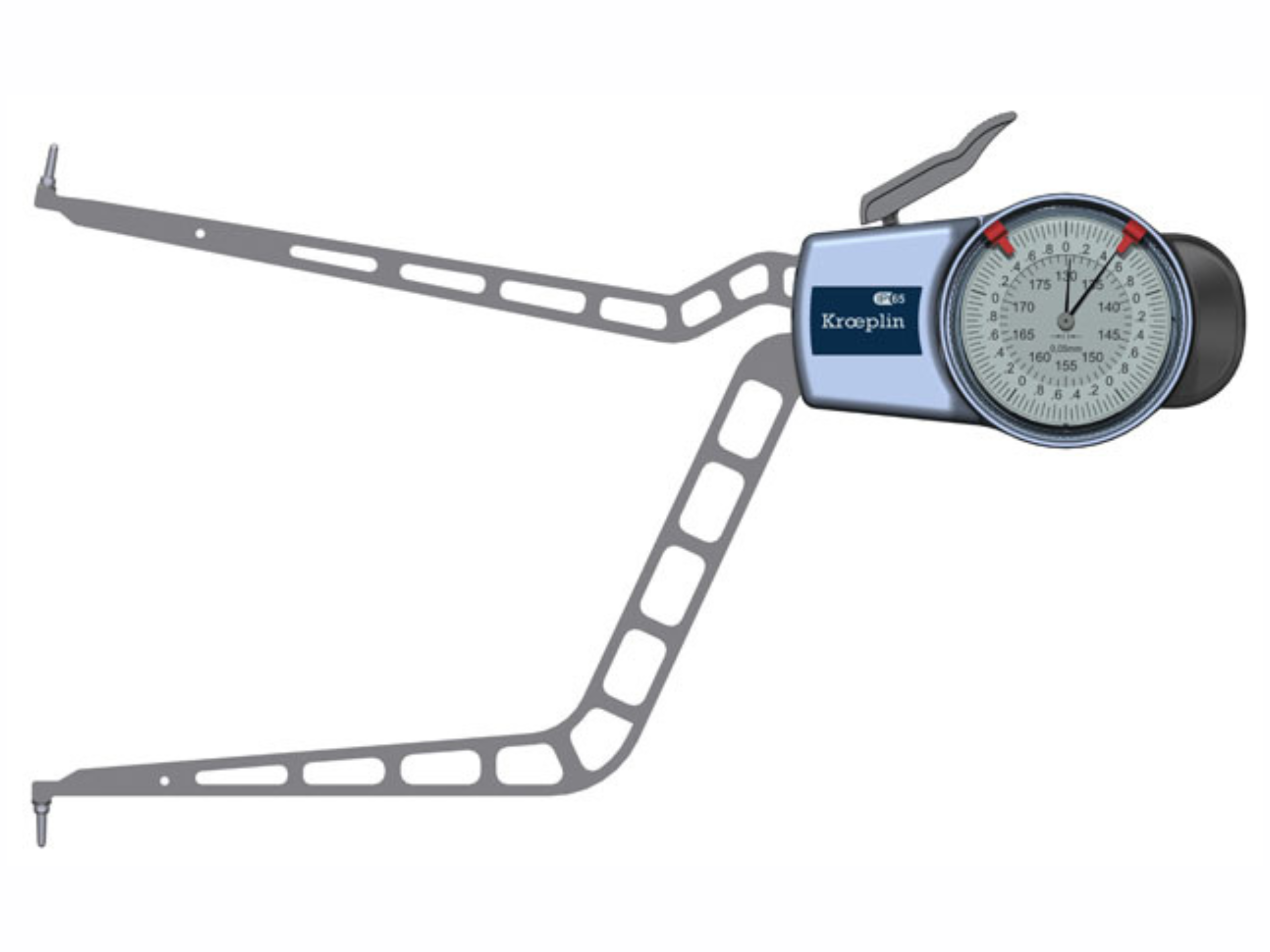 Kroeplin Metric Internal Caliper Gauge 130-180mm, 0.05mm H4130 ( Mitutoyo Equivalent 209-312)