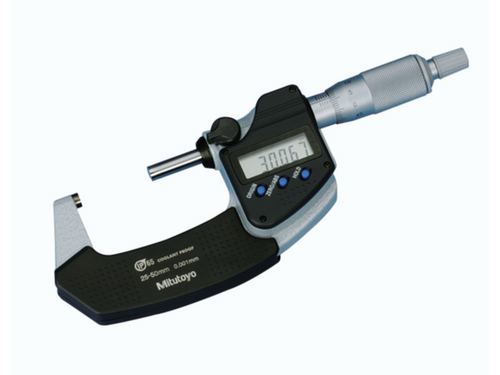 Mitutoyo Metric Digimatic Micrometer 25-50mm, IP65, W/O Output 293-241-30