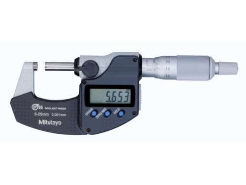 Mitutoyo Metric Digimatic Micrometer 25-50mm, IP65, Ratchet Thimble 293-245-30