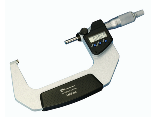 Mitutoyo Metric Digimatic Micrometer 75-100mm, IP65, Ratchet Thimble 293-247-30