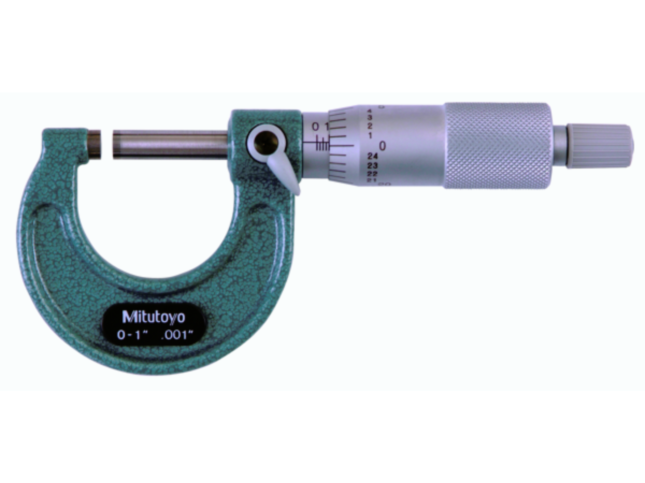 Mitutoyo Imperial Analogue Outside Micrometer 0-1", Ratchet Stop 103-177