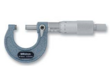 Mitutoyo Metric Analogue Outside Micrometer 0-25mm, Ratchet Stop 103-129