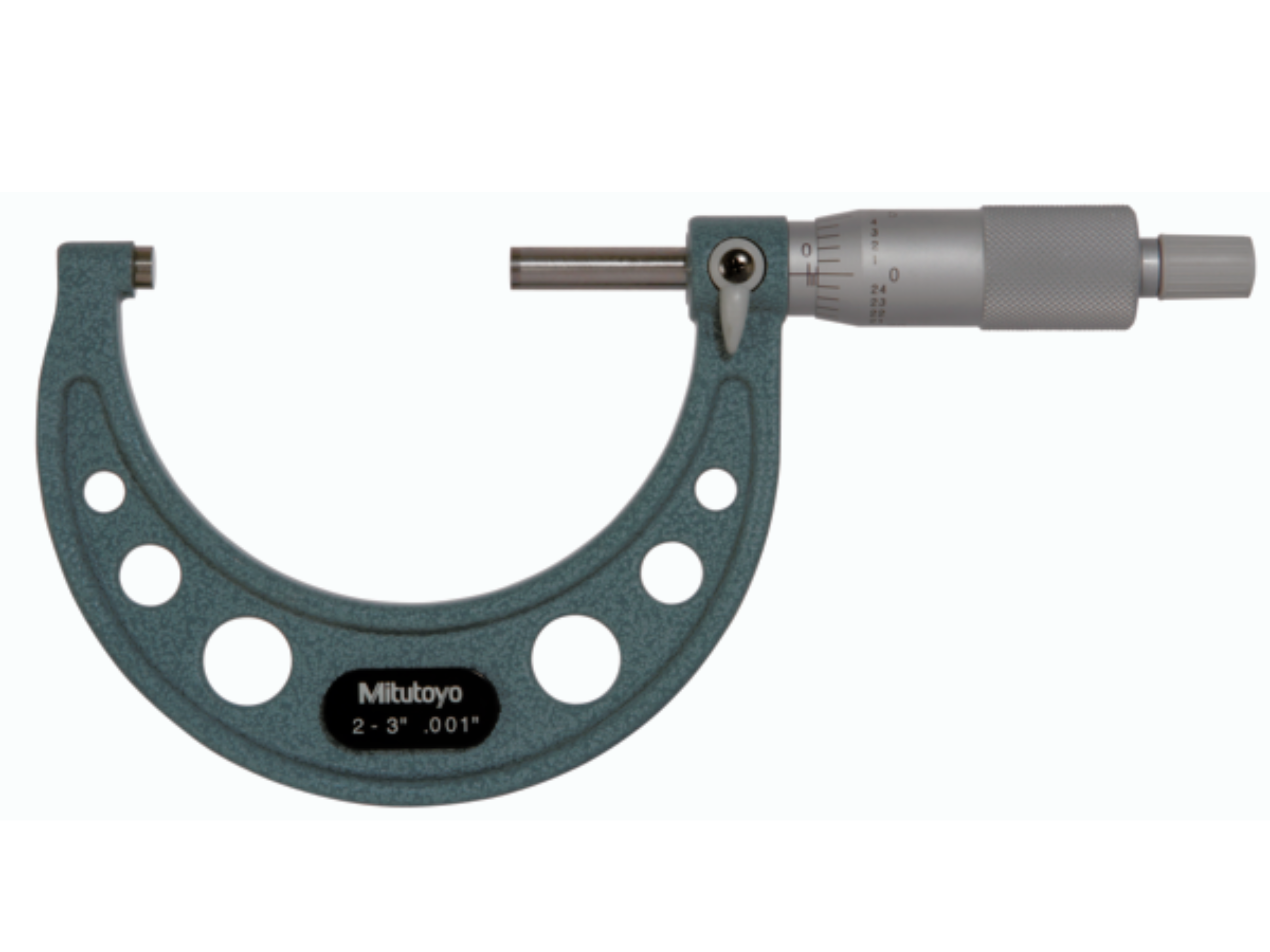 Mitutoyo Imperial Analogue Outside Micrometer 2-3", Ratchet Stop 103-179