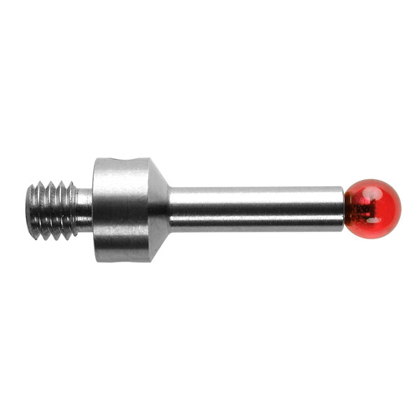 M4 Ø3 mm ruby ball, stainless steel stem, L 18.5 mm, EWL 13 mm A-5000-7549