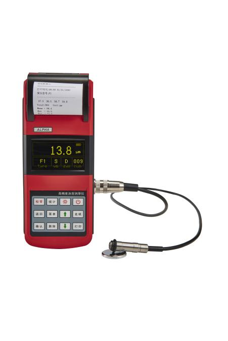 Coating thickness gauge ACT260 Test principle: Magnetic method, eddy current method (two switchable)