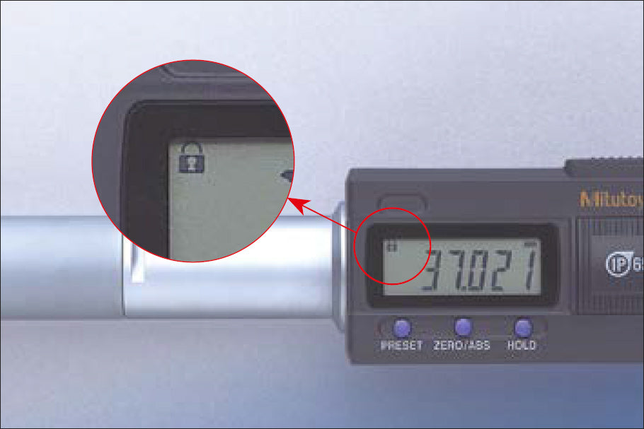 Mitutoyo Digital 3-Point Internal Micrometer 12.7mm-16.51mm/0.5-0.65″ 468-264