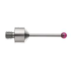 M5 Ø4 mm ruby ball, tungsten carbide stem, L 30 mm, EWL 21 mm Product code: A-5003-5219