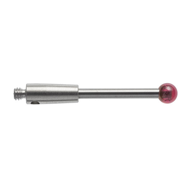 M2 Ø4 mm ruby ball, tungsten carbide stem, L 22 mm, EWL 22 mm A-5003-1029