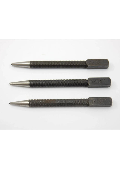 Center Punch Set 1/32 Inch 1/16 Inch 3/32 Inch. 830-0210