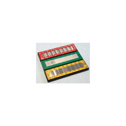 Rubert R-115 Surface Grinding Comparator Description : Rubert Surface Grinding Comparator Number of patches : 8 Range of Roughness Ra Micro Inch : 1-125 micro" Range of roughness Ra in microns : 0.025-3.2 microns N-groups : 1-8