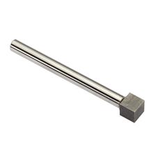 M4 tool datum cube, stainless steel stem, L 43 mm Product code: A-5000-6701