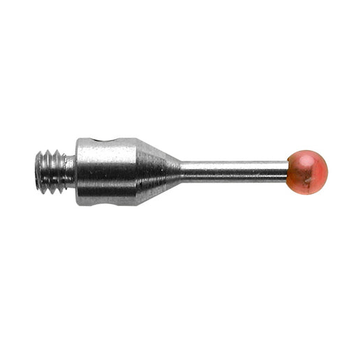M2 Ø4 mm ruby ball, stainless steel stem, L 10 mm, EWL 10mm A-5000-4154
