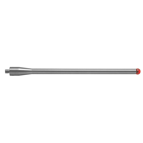 M4 Ø5 mm ruby ball, stainless steel stem, L 100 mm, EWL 83.2 mm A-5000-7522