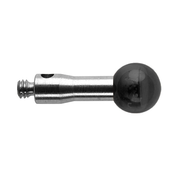 M2 Ø5 mm silicon nitride ball, stainless steel stem, L 10 mm, EWL 10 mm A-5004-1921