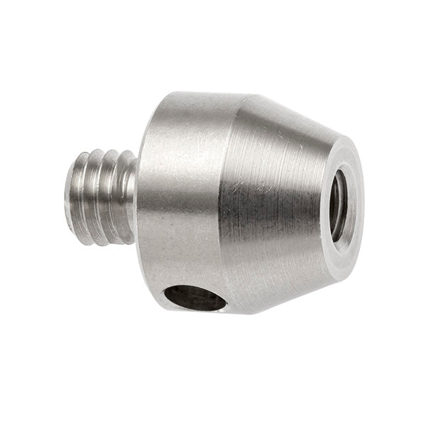 M5 to M4 stainless steel adaptor, L 9 mm A-5003-0856