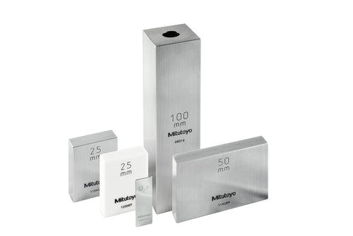 Mitutoyo 611890-031 Gauge Block, Metric, Inspection Cert. ISO, Grade 1, Steel, 0,48mm