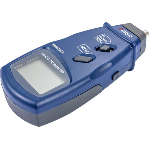 Dasqua 1030-2056 DIGITAL TACHOMETER [CONTACT] 0.5~19999 RPM,0.05~1999.9 M/MIN, 0. 05~99999 M,RESOLUTION: 0.1 RPM (0. 5~999.9RPM),1 RPM (ABOVE 1000RPM