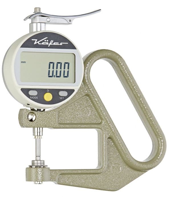 Käfer JD50 (0.01mm) Digital Thickness Gauge 50mm Jaw 0-12.5mm (0-0.5?)