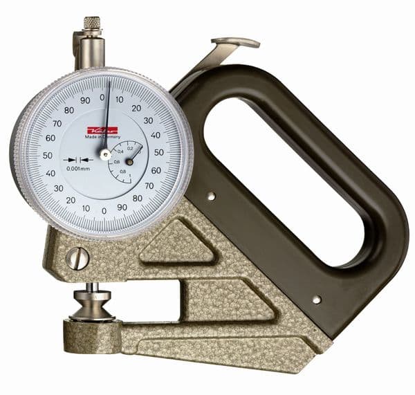 KÄFER Foil Dial Thickness Gauge F 1000/30 - Reading: 0.001 mm