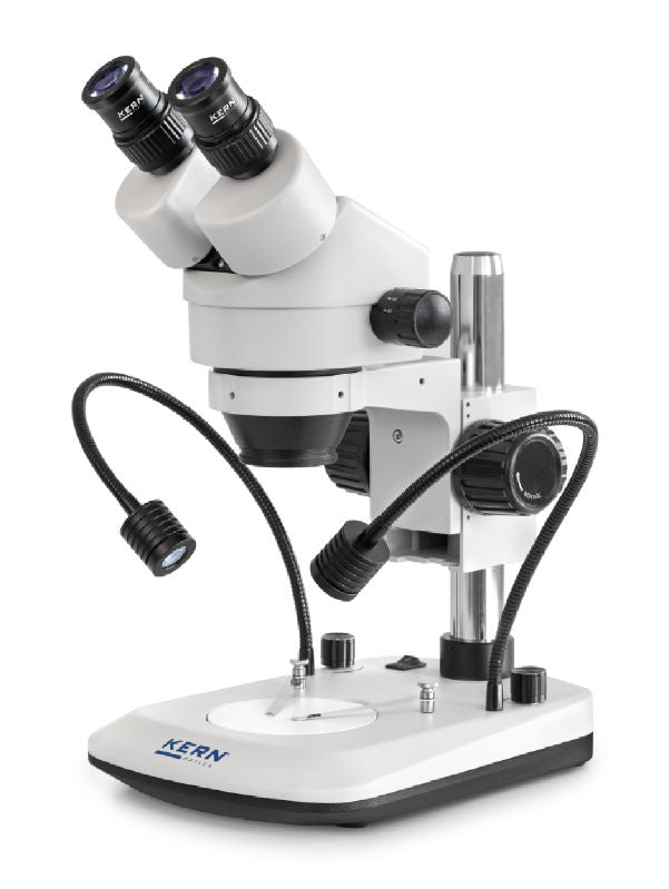 Kern OZL 474 Stereo Zoom Microscopes Trinocular HWF  Eyepiece 10× Ø 20.0 mm , Zoom 0,7 x - 4,5 x , Illumination 3W LED (Incident)