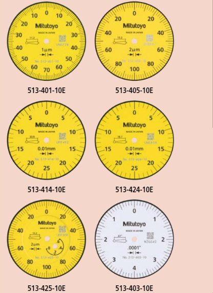 Lever-Type Dial Indicator 0.5mm 0.01mm Ø40mm 513-424-10E