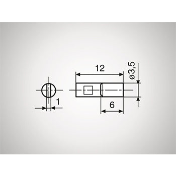 Mahr 4118810  Anvil for outside measurement MarCal 16 Eea 1