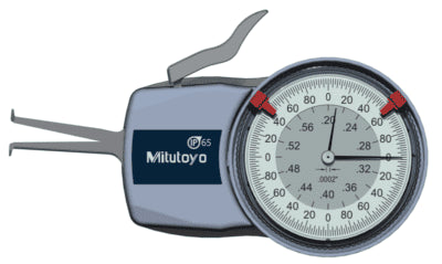 Mitutoyo Metric Internal Dial Caliper Gauge .2-.6" x .0002" 209-351 (Kroeplin Equivalent H605)