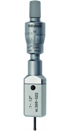 Mitutoyo 2-Point Internal Micrometer Holtest 0.10-0.12" 368-022