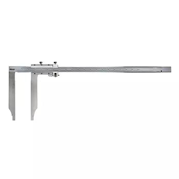 Mitutoyo Vernier Caliper Long Jaw, Fine Adjust. 0-20", 0,001", Inch 534-118