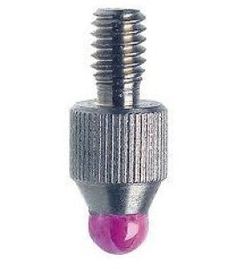 Mitutoyo 120047 Ruby Ball Point M2.5 x .45mm Length 7.3mm Radius 1.5mm