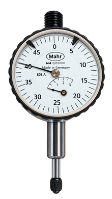 MarCator 803 S Art. no. 4324000 Small dial indicators MarCator 803 S DIN 878 Measuring span in mm: 3mm Graduation value mm: 0.01 4324050)