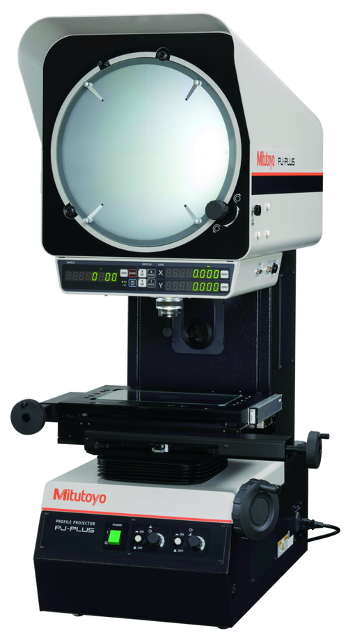 Mitutoyo 302-802-10 Profile Projector PJ-P1010A XY=200×100 mm Resolution .001mm /.00005"