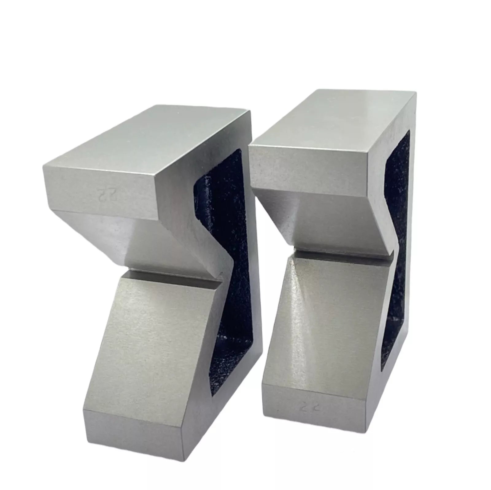 MHC 420-5704 Cast Iron Vee Block, Length : 5" , Width : 2", Height : 3-1/8",  2-1/2" Vee Width sold in pairs