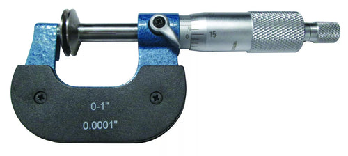 Inspec Disc Micrometer Range 0-1" 204-21-101 Rotating Spindle