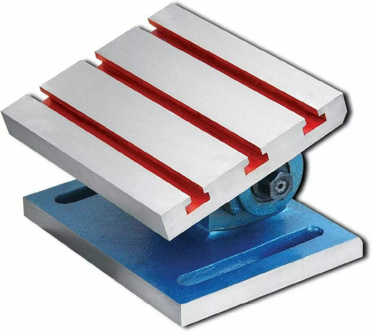 MHC 200-1306 Swivel Angle Plates Size : 6 x 8" , Height 5", T-Slot 3/8", Graduated for 90 deg tilt