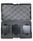 Hildebrand Shore A Test Specimen Set (3pcs.) with Works Calibration Certificate acc. to ISO 48-4 218000