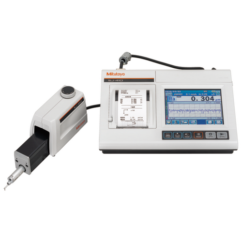 Mitutoyo 178-581-12E Surftest SJ-411 Surface Roughness Tester, 1" X-Axis Travel, 4 mN Detector, 5 Micron Stylus Tip Radius