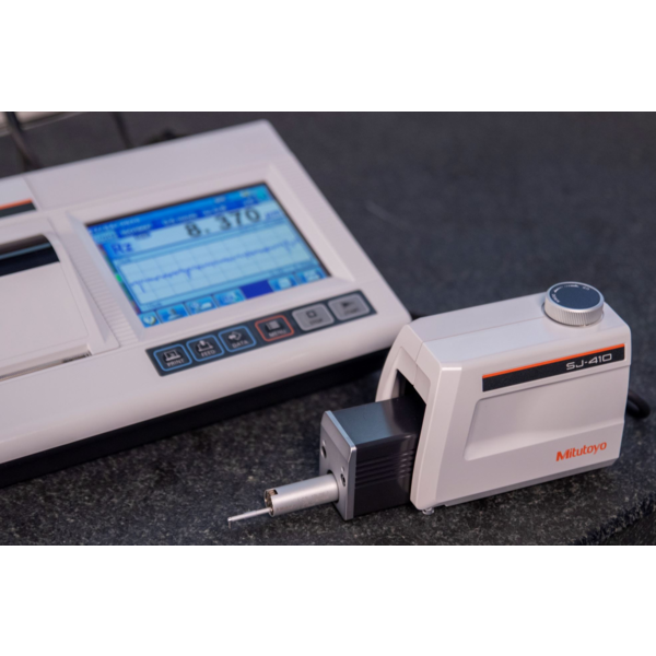 Mitutoyo 178-583-12E Surftest SJ-412 Surface Roughness Tester, 2"/50mm X-Axis Travel, 4 mN Detector, 5 Micron Stylus Tip Radius