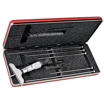 Starrett Mechanical Depth Micrometer Graduation: .01mm Range: 0-150mm Base Length: 63.5mm Code 440MZ-150RL