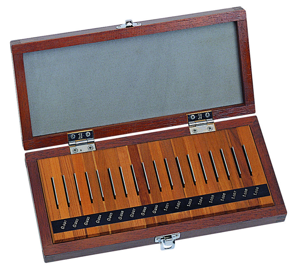 Gauge Block Set, Metric, Ins. Cert., ISO