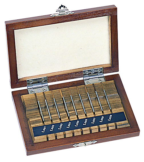Series 516-984-11 Metric 1mm Base Steel Gauge Block Sets 1.001mm-1.009mm x .001mm Grade 2
