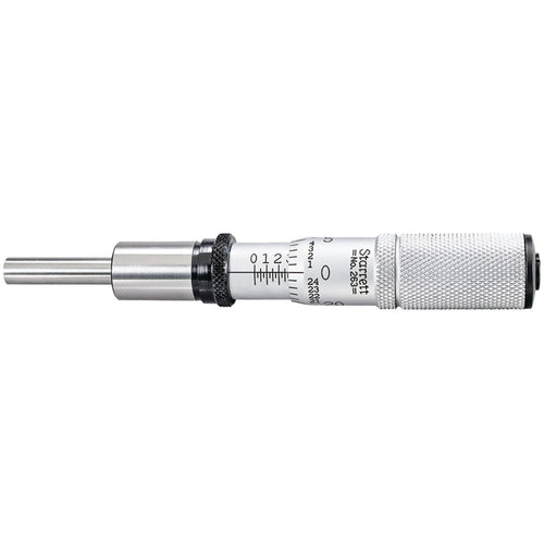 Starrett 263FL 0 - 1" Plain Micrometer head ( 0.5" dia. ) - Friction thimble