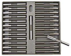 Deltronic THM25 Class X Pin Gauge Sets. 0.01mm Steps Code  DTHM25-3825-6275, Range .3825 - .6275mm