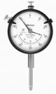 Mitutoyo 2320S-10 Dial Indicator, M2.5X0.45 Thread, 8mm Stem Dia., Lug Back, White Dial, 0-100 Reading, 57mm Dial Dia., 0-20mm Range, 0.01mm Graduation, +/-0.02mm Accuracy