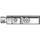 Renishaw A-5003-4686  , M3 rotary stylus knuckle 17mm long