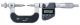 Mitutoyo 324-351-30 Gear Tooth Micrometer Range 0-1''/0-25mm Resolution .00005''/.001mm